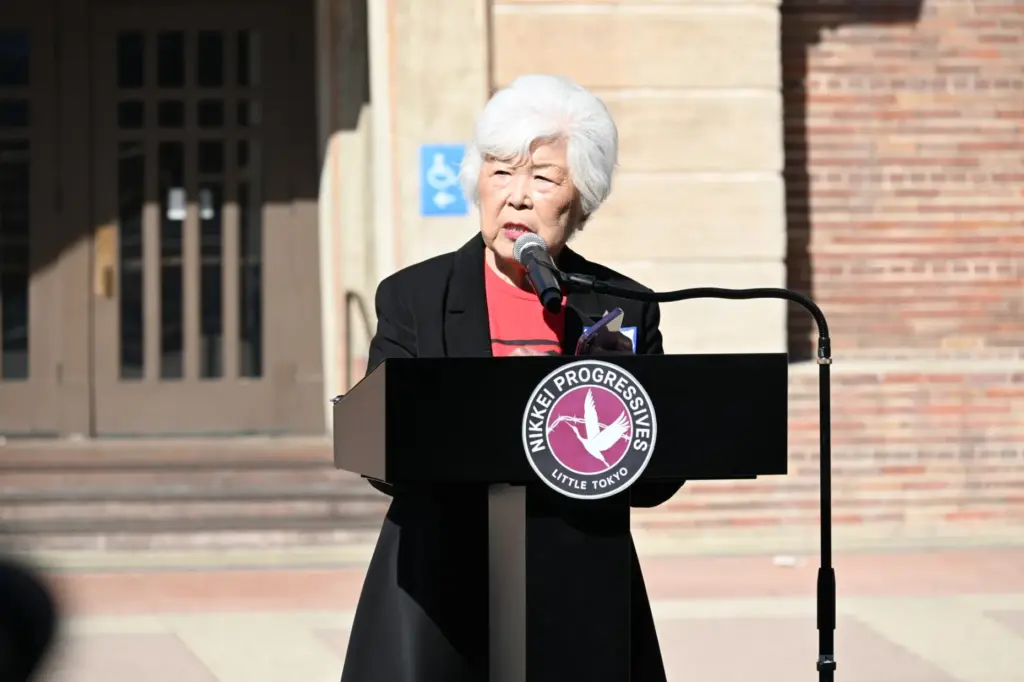 Kyoko Oda, a former incarceree of the Tule Lake Segregation...