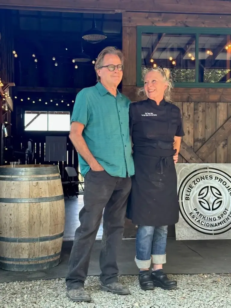 Mark and Tammy Lipps stand in front of the refurbished...