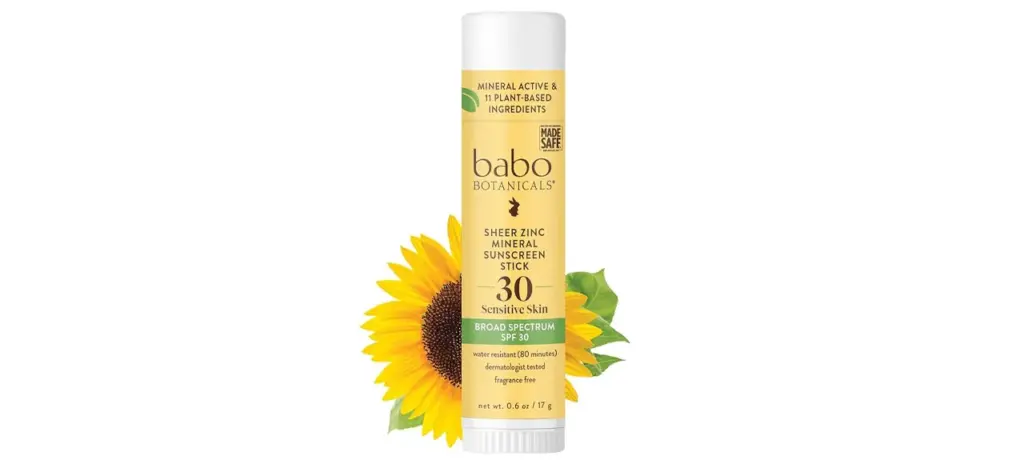 Babo Botanicals Clear Zinc Sport Sunscreen Stick