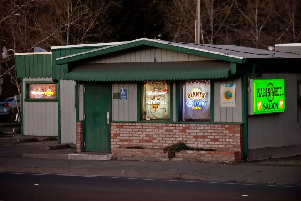 The Wagon Wheel Saloon on Santa Rosaâs north Mendocino Avenue...