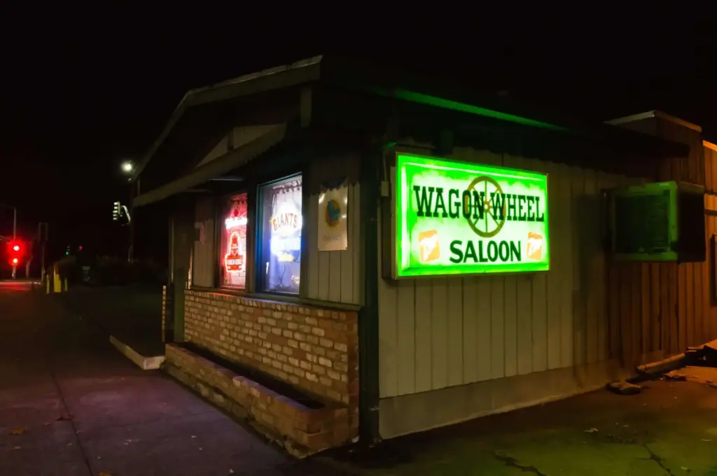The Wagon Wheel Saloon in Santa Rosa located a short...