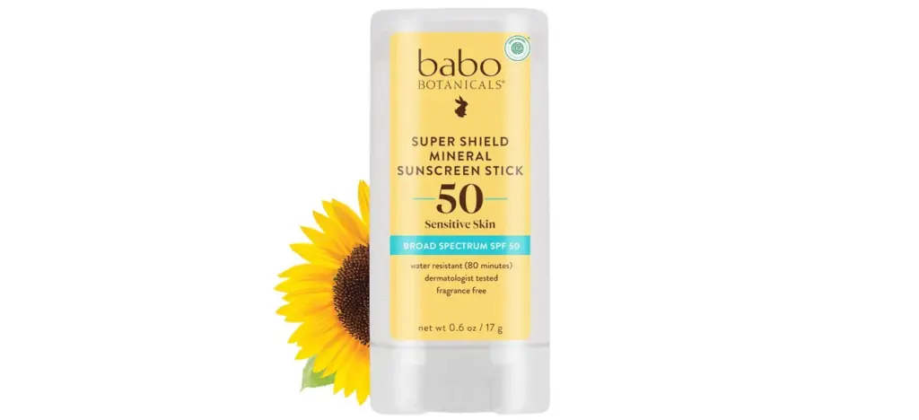 Babo Botanicals Super Shield Zinc Sport Stick Sunscreen