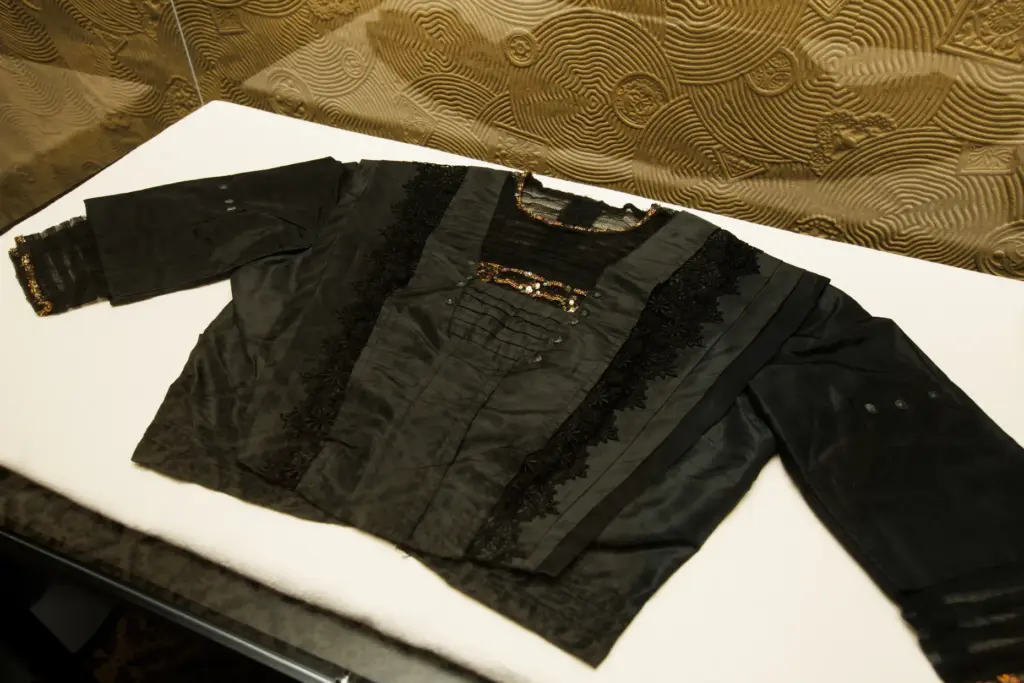 A historic blouse believed to have belonged to Sarah Winchester...