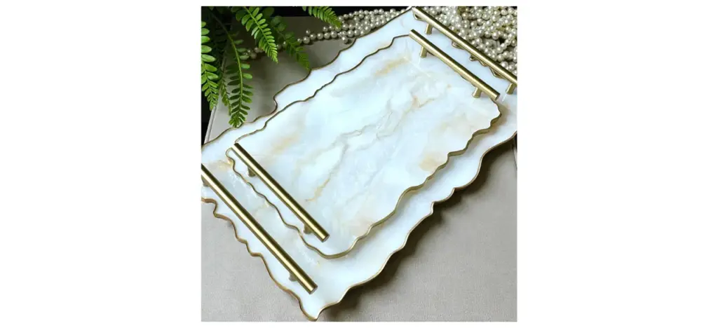 Mother of Pearl Handmade Charcuterie Serving Tray