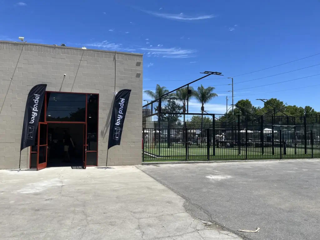 Bay Padel sports complex within the Creekside Socials community and...