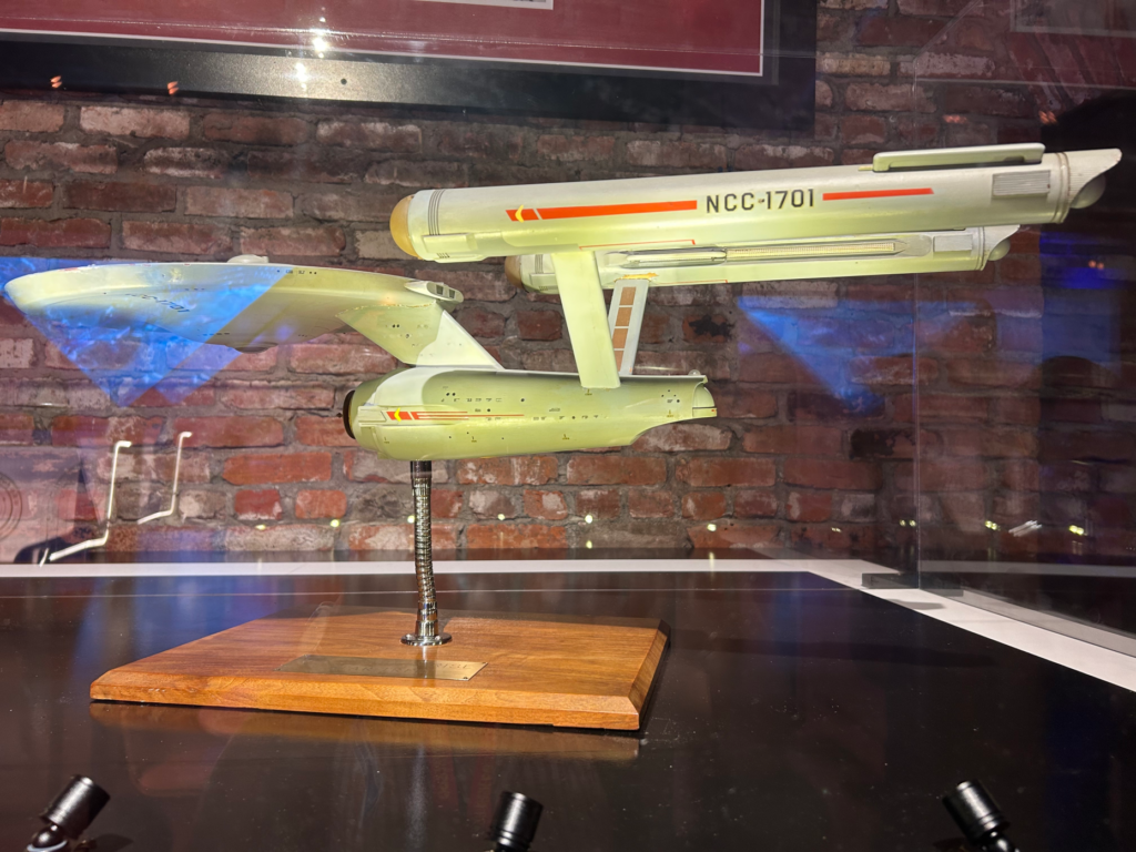 An authentic model of the U.S.S. Enterprise used in the...