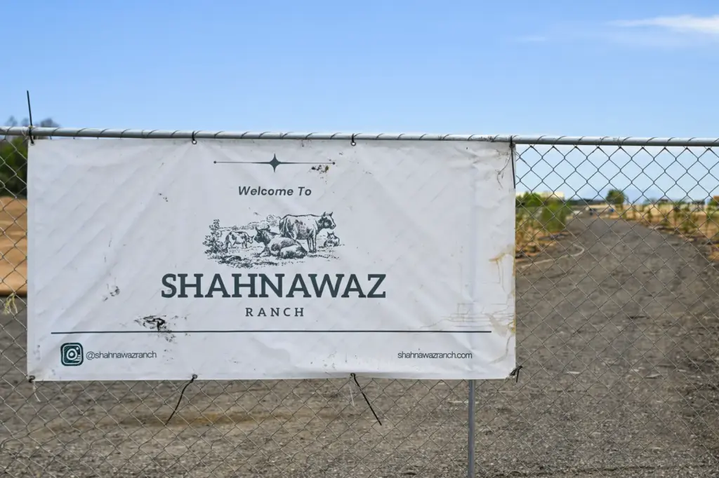 The entrance to Shahnawaz Ranch in Perris on Tuesday, July...