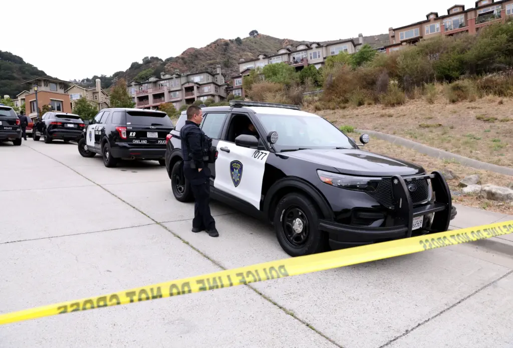 Oakland police investigate a fatal shooting at the Monte Vista...
