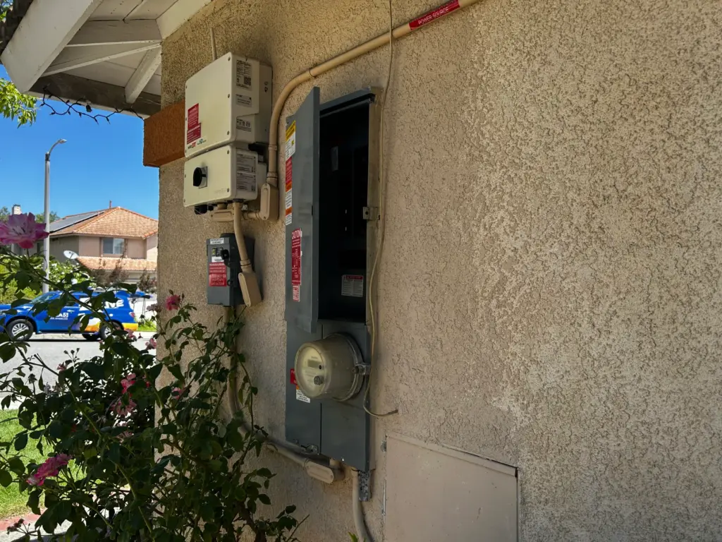 Circuit breaker box is open at a victimâs house at...