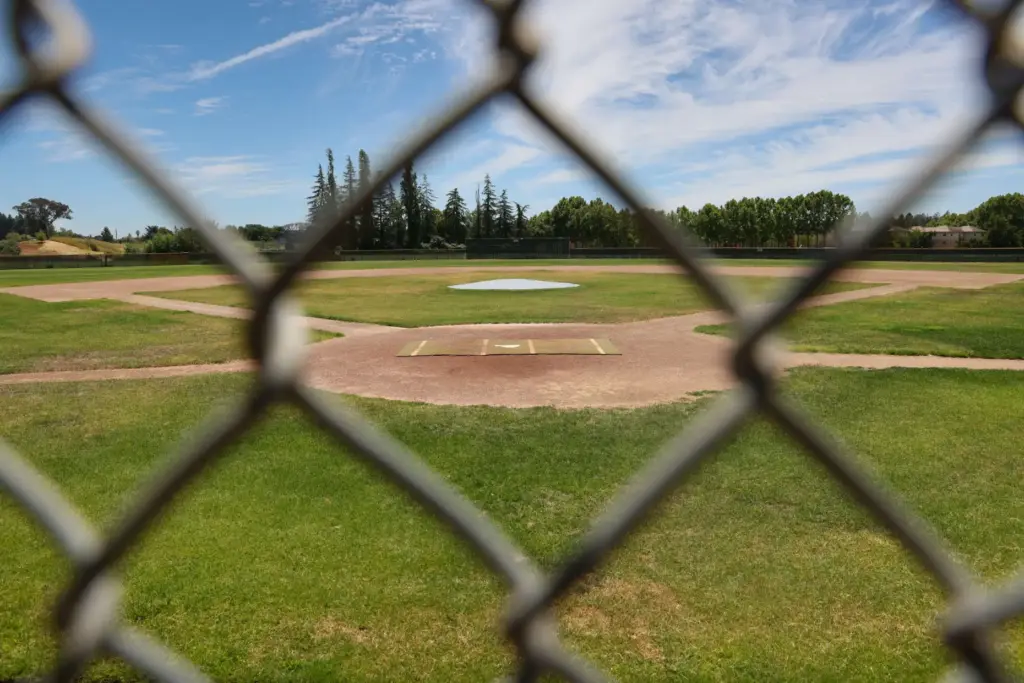 The Sonoma State University baseball field in Rohnert Park on...