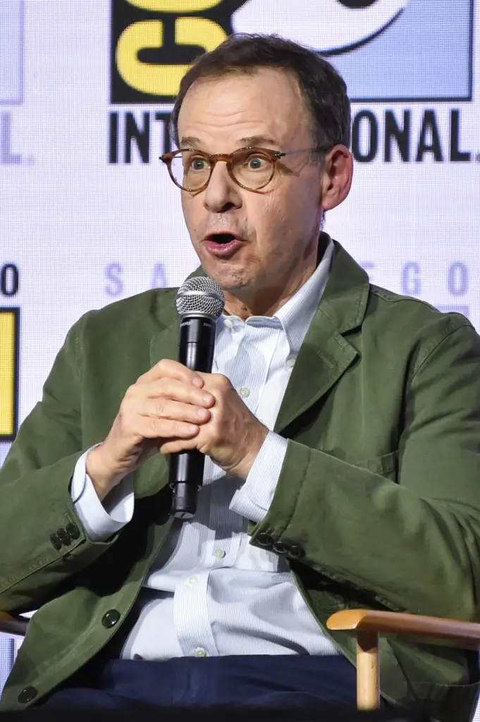 Rick Moranis attends a panel for “Spaceballs: The New One”...