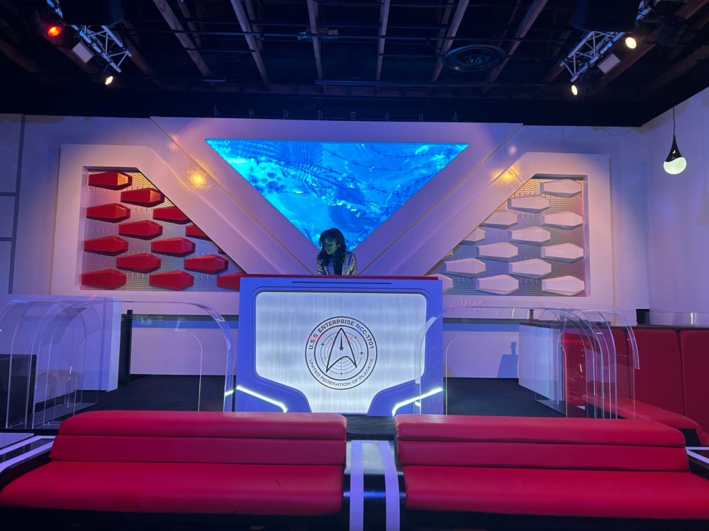 A âStar Trekâ DJ at The Lodge activation by Paramount+...