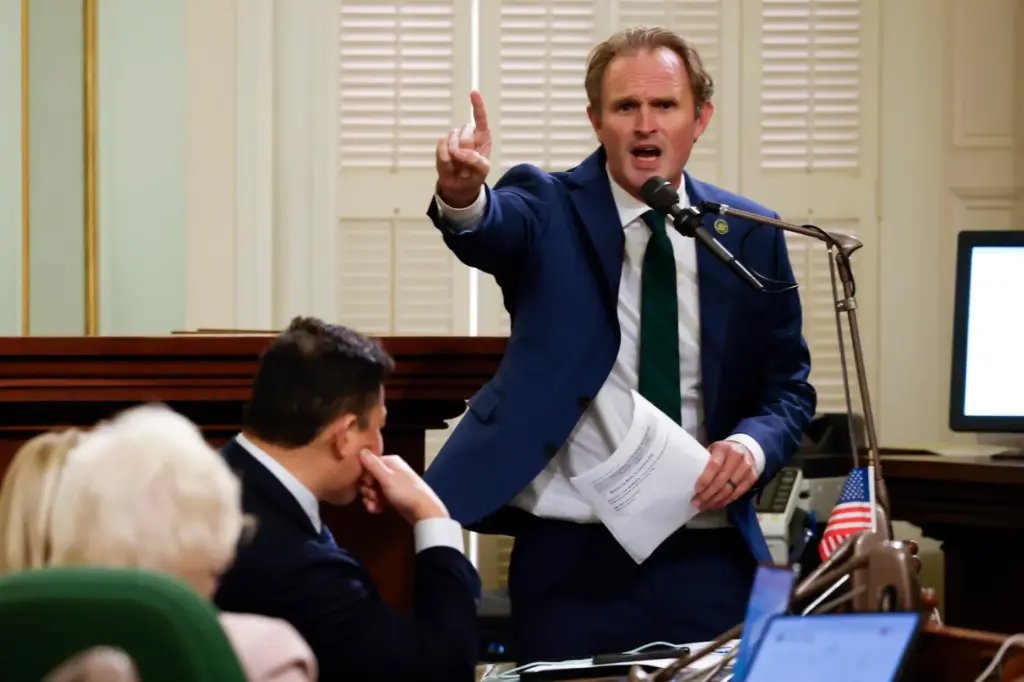 Republican Assembly member James Gallagher — here shown in the...