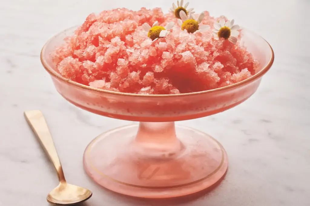 This Watermelon Granita from the cookbook 