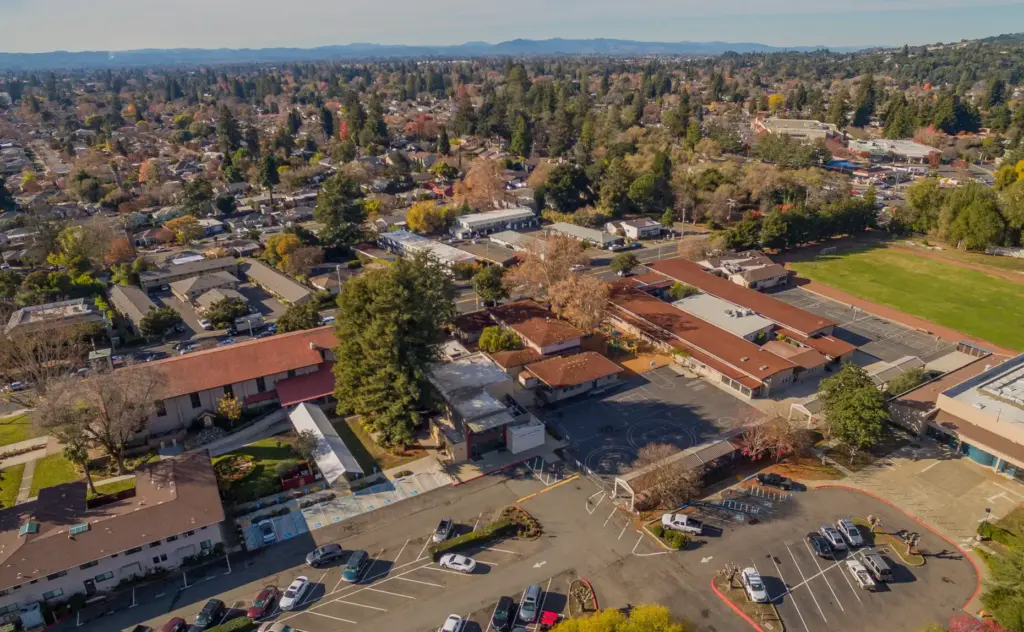 The campus at the Cathedral of St. Eugene, the diocesan...