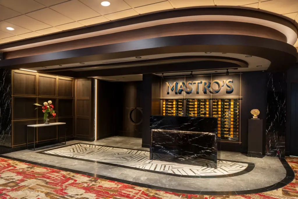 Newcomer Mastroâs Steakhouse in the Golden Nugget casino is on...