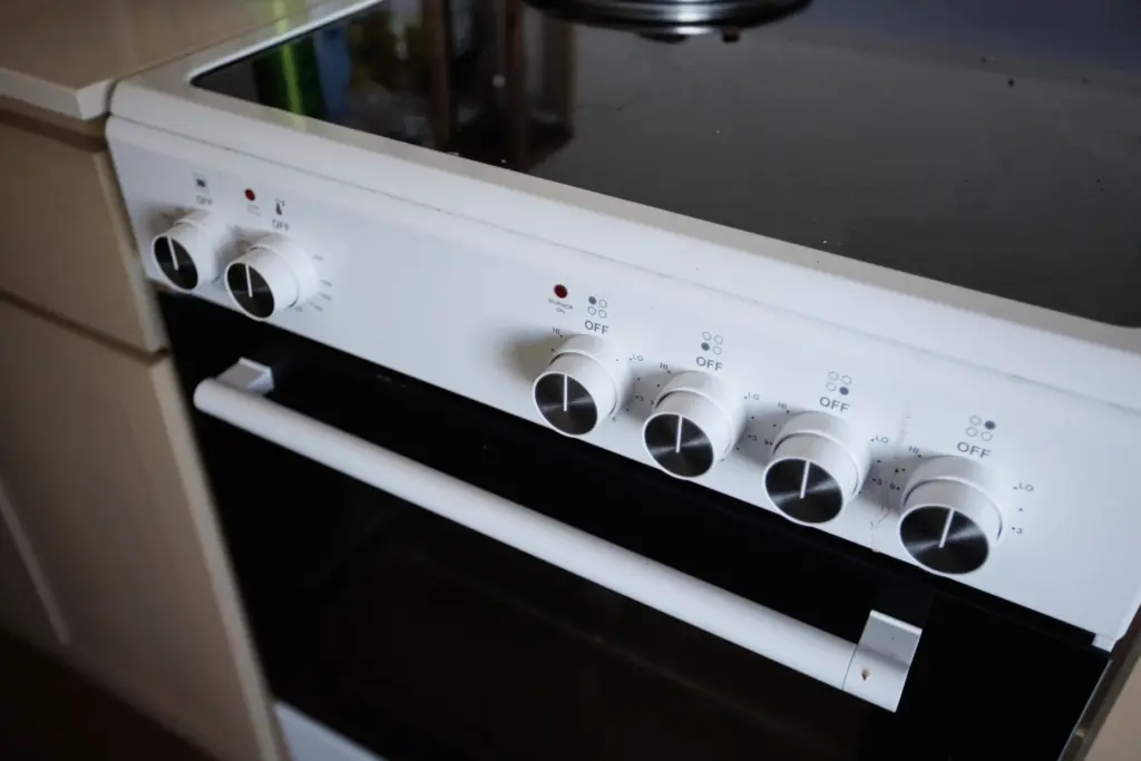 Resident Tyree McCary's apartment features an electric range at The...