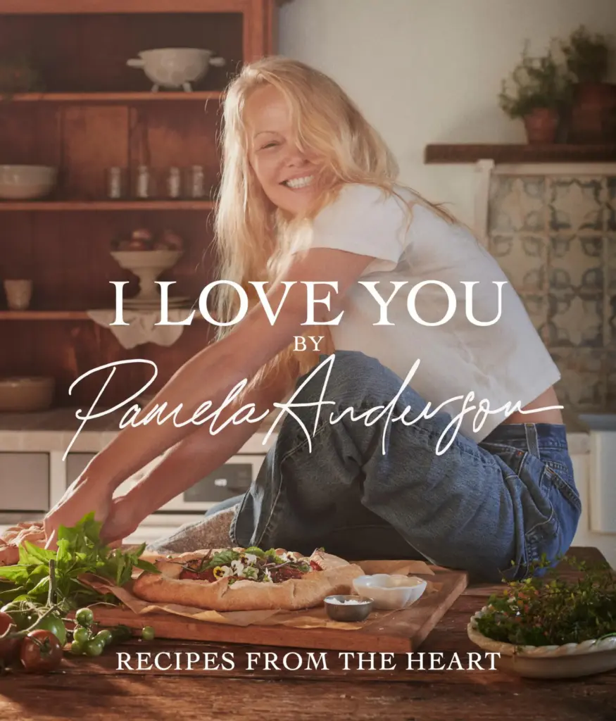 Pamela Anderson says her cookbook, 