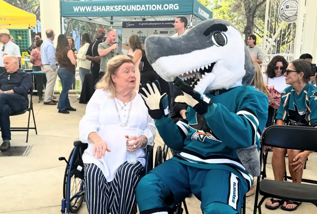 Philanthropist Diane Brandenburg, who is the lead sponsor of the...