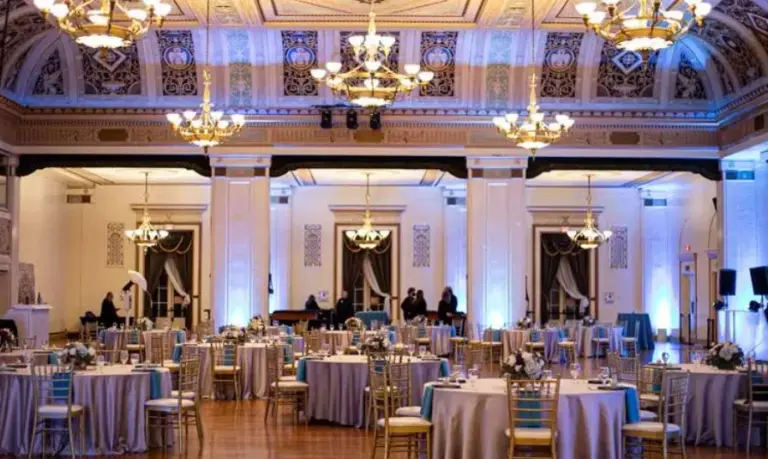 Grand ballroom on the first floor of the Scottish Rite...