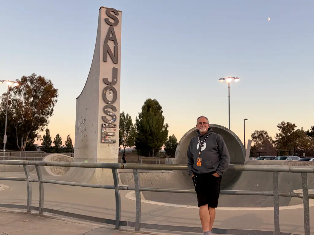 Fil Maresca at the Lake Cunningham Skate Park, where he...