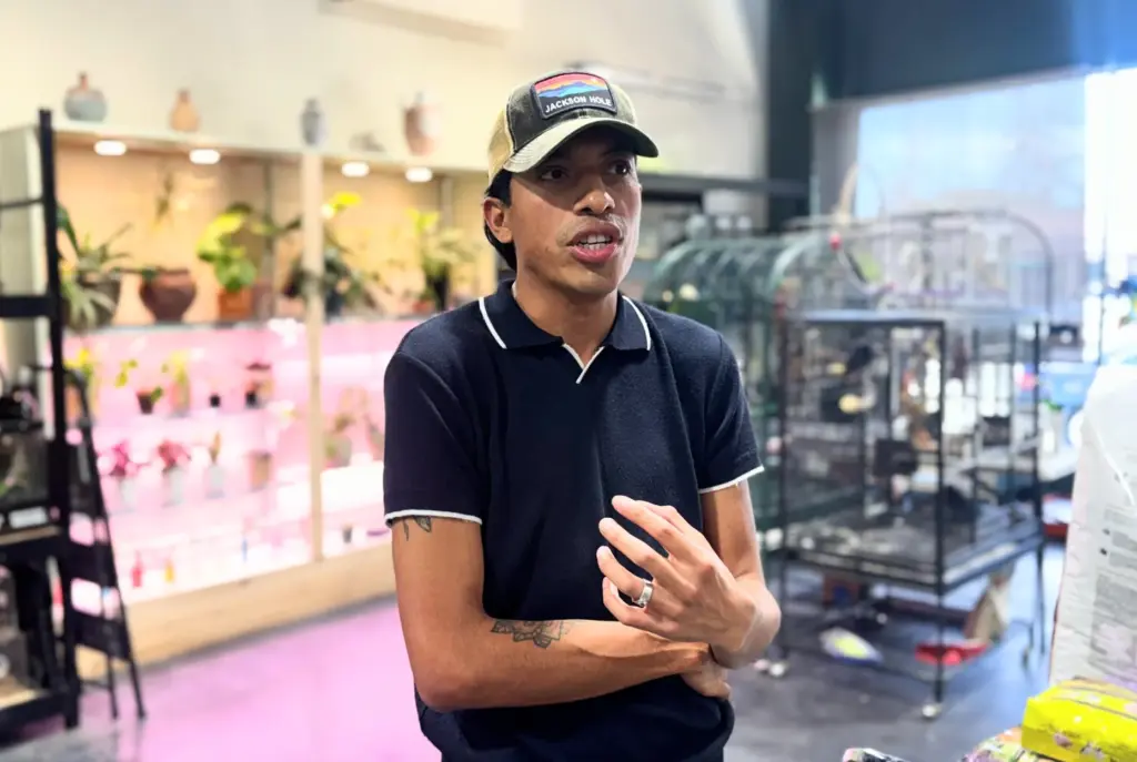 Jonny Rizo, co-owner of Andy's Pet Shop, talks about his...