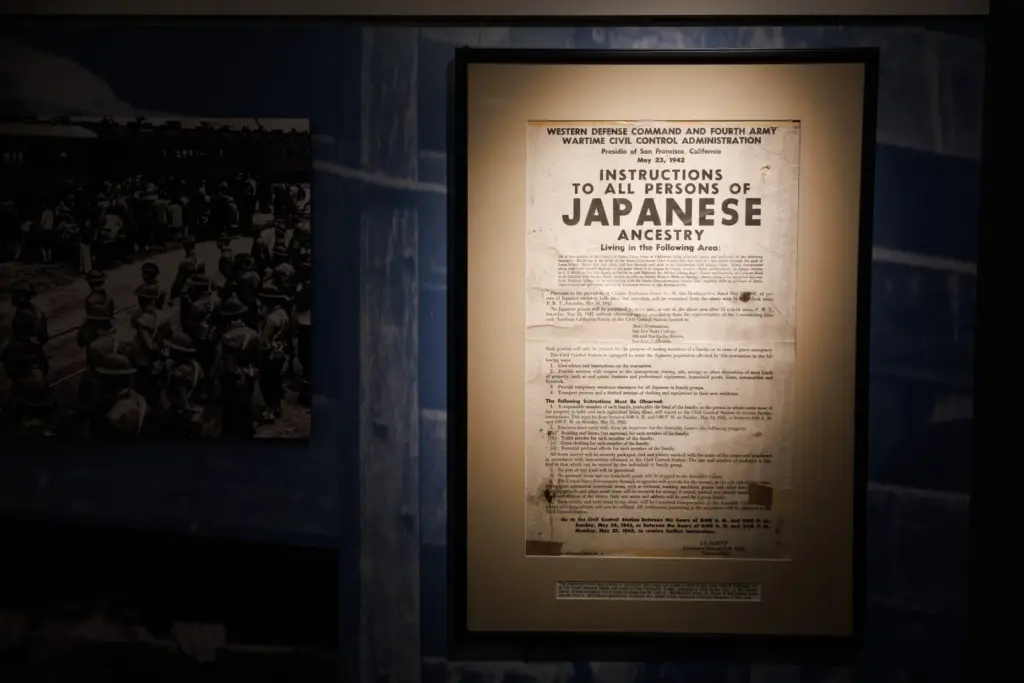 A 1942 poster displaying Civilian Exclusion Order No. 96, which...
