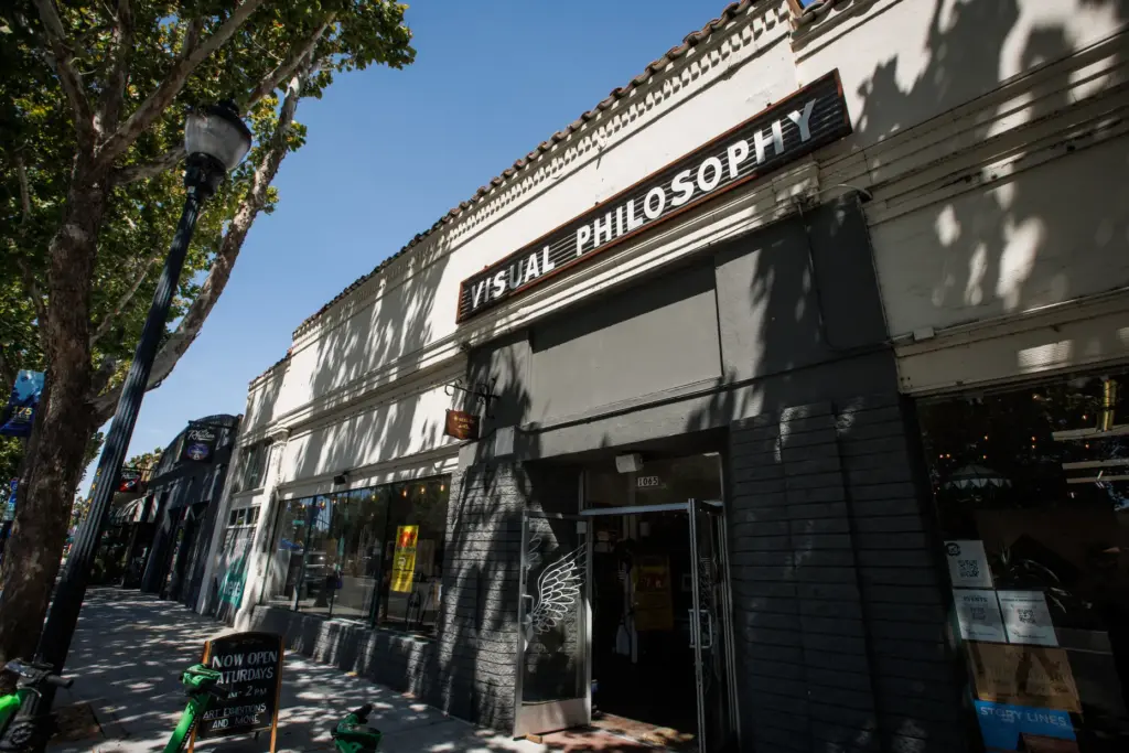 The exterior of the Visual Philosophy Studio in San Jose,...
