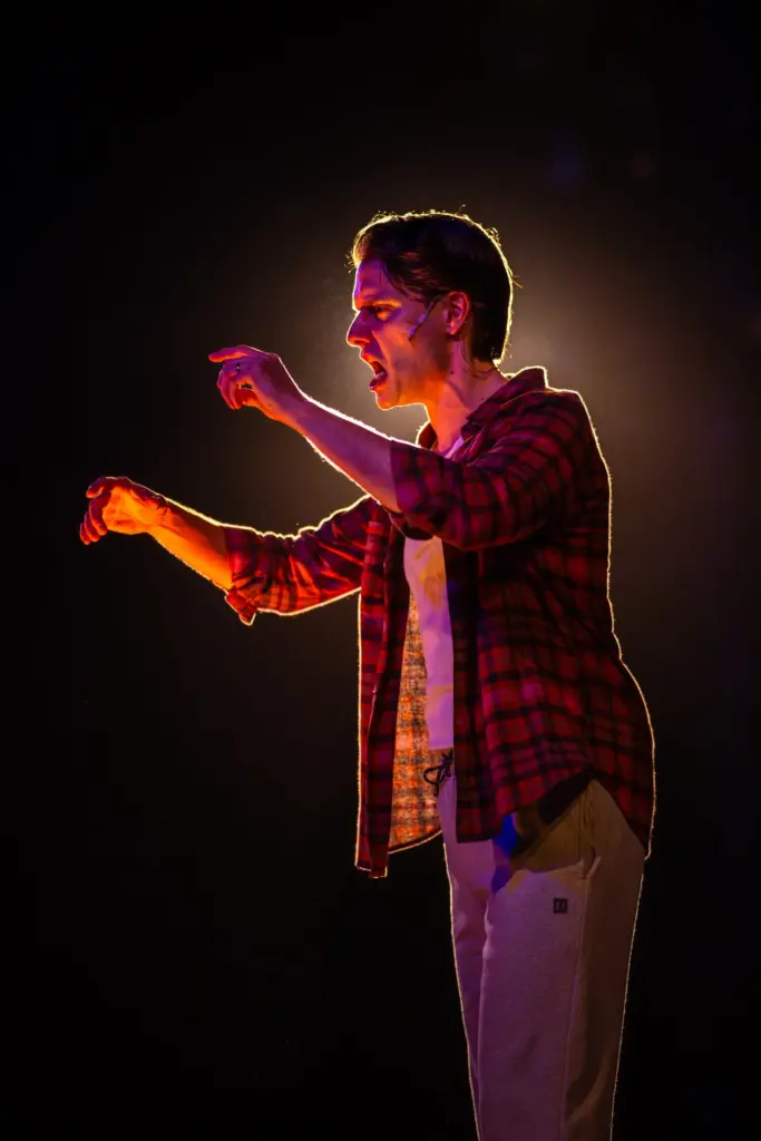 Chris Cherin as Jamie in the play 