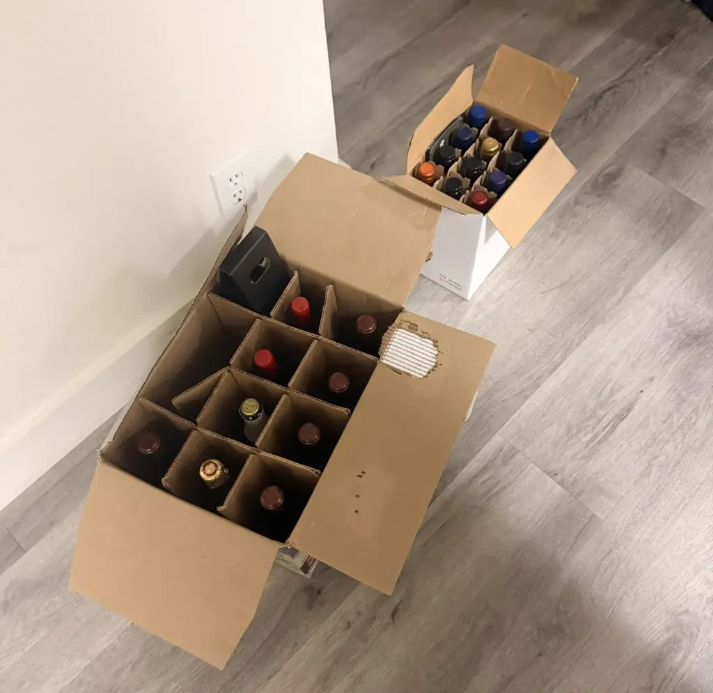 Rep. Swalwell and his staff also left numerous bottles of...