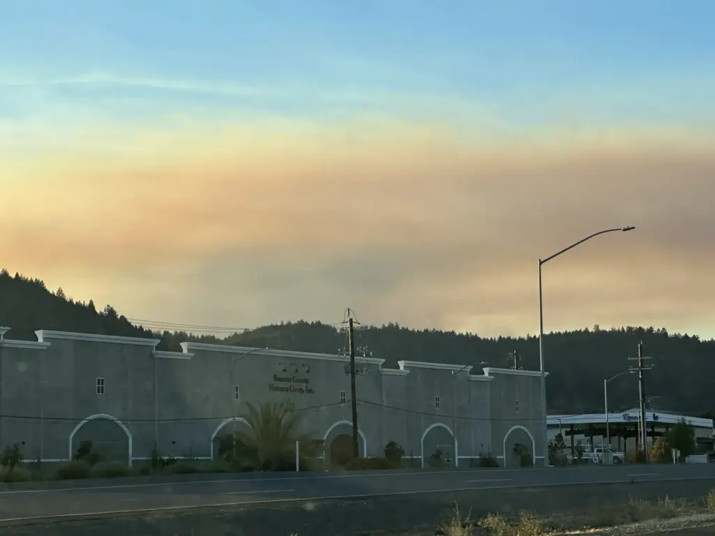 A large prescribed burn on the Sonoma and Mendocino county...