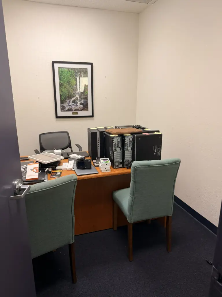 Photos show the remnants of former Rep. Eric Swalwell's Castro...