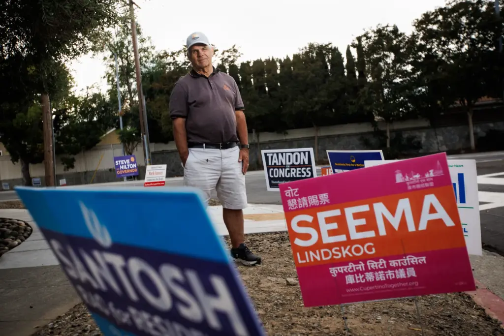 Former Cupertino Mayor Richard Lowenthal says he notices more city...