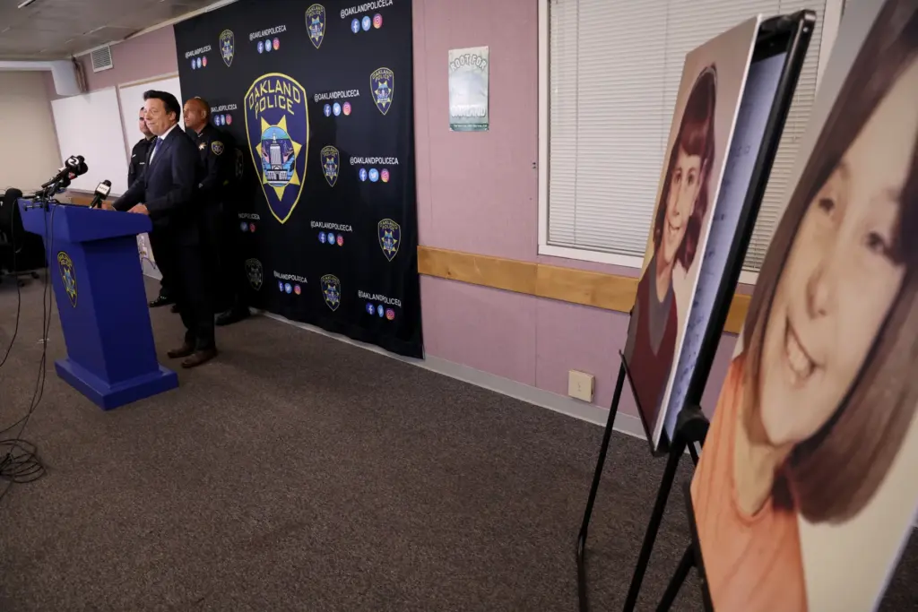 FBI Special Agent in Charge Scott Schelble speaks during a...